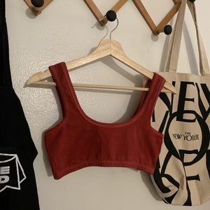 Hand dyed shop ARQ wide strap bra